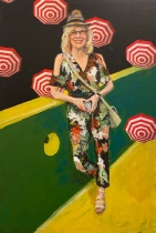 chris met parasolletjes